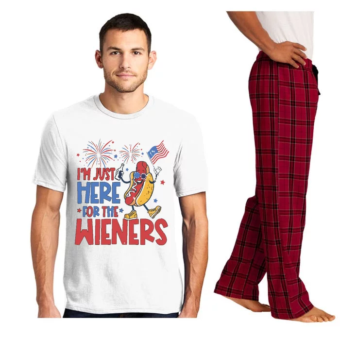 Just Here For The Wieners Pajama Set