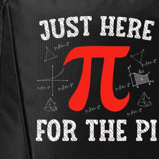 Just Here For The Pi Happy Pi Day Math Teacher City Backpack