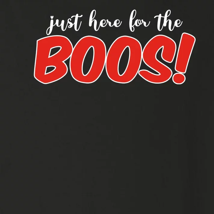 Just Here For The Boos Funny Halloween Toddler Long Sleeve Shirt