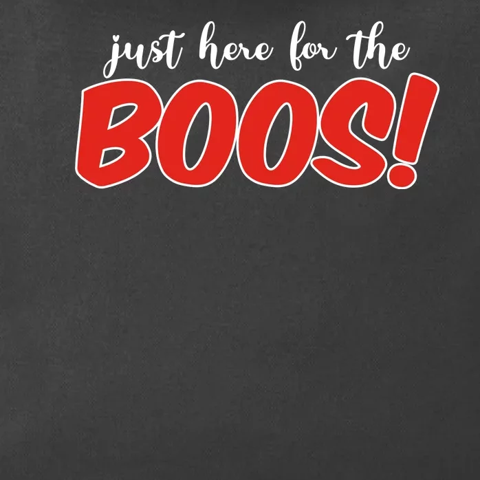 Just Here For The Boos Funny Halloween Zip Tote Bag