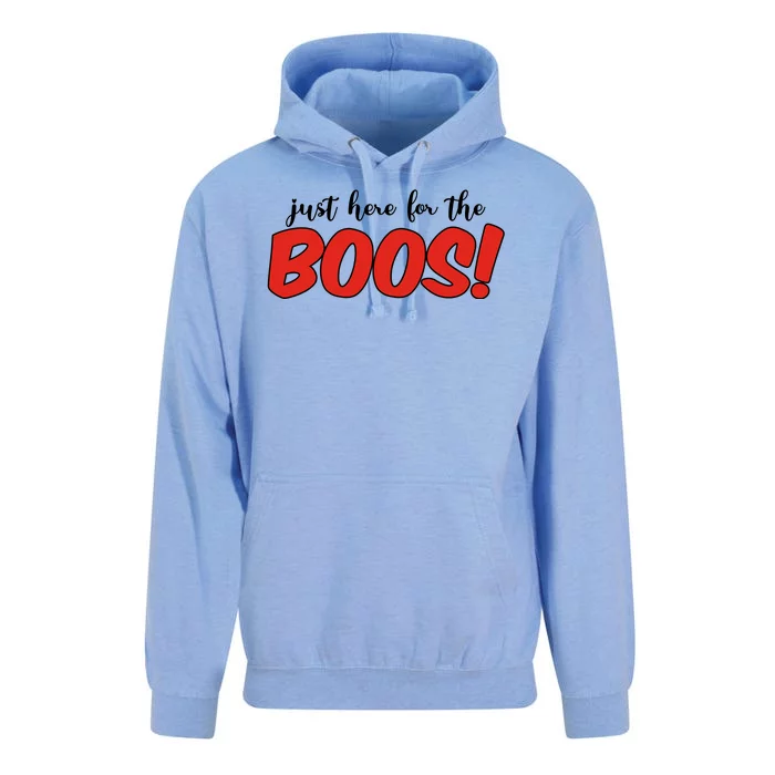 Just Here For The Boos Funny Halloween Unisex Surf Hoodie