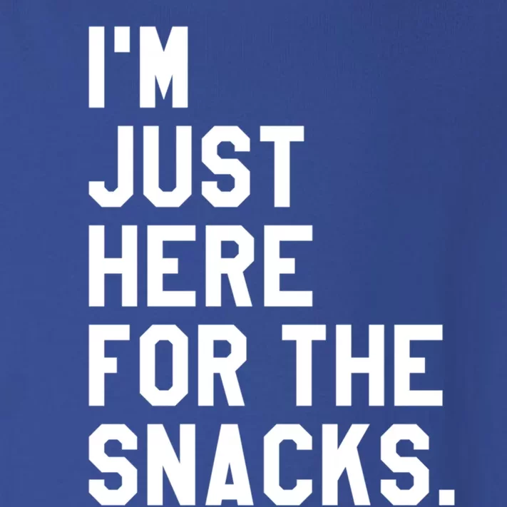 Just Here For The Snacks Gift Im Just Here For The Snacks Gift Toddler Long Sleeve Shirt