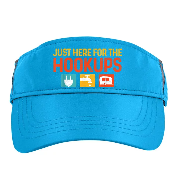 Just Here For The Hookups Motorhome Camping Rv Adult Drive Performance Visor