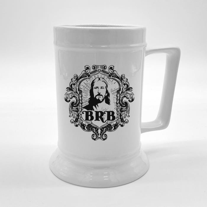 Jesus Humors Good Friday Jesus Be Right Back Easter Front & Back Beer Stein