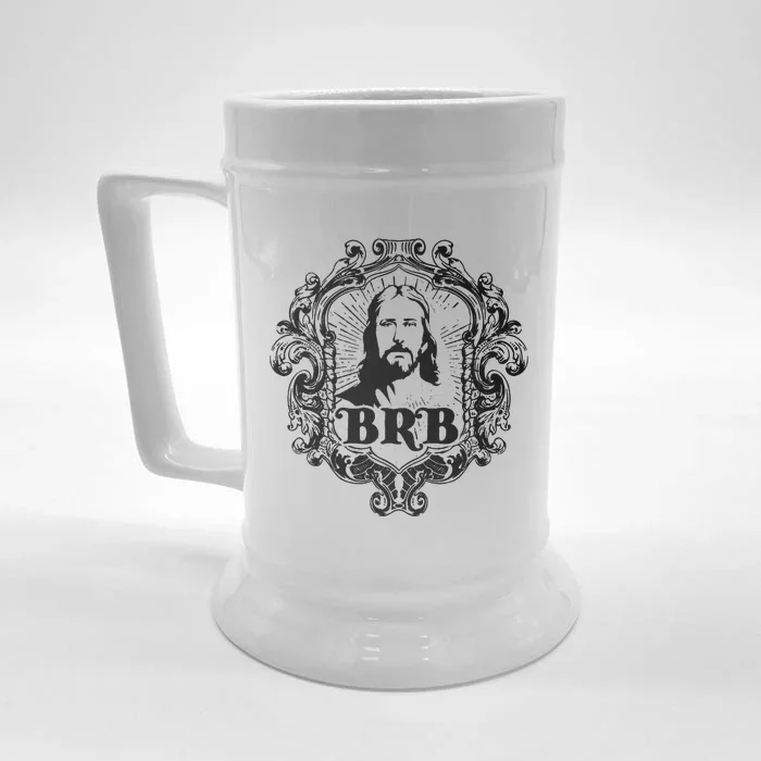 Jesus Humors Good Friday Jesus Be Right Back Easter Front & Back Beer Stein