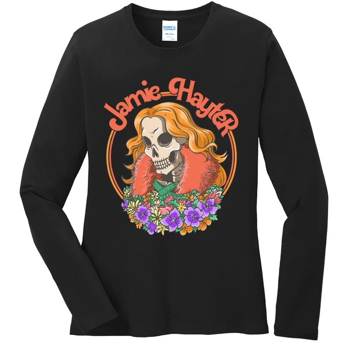 Jamie Hayter Hayteful Skull Ladies Long Sleeve Shirt