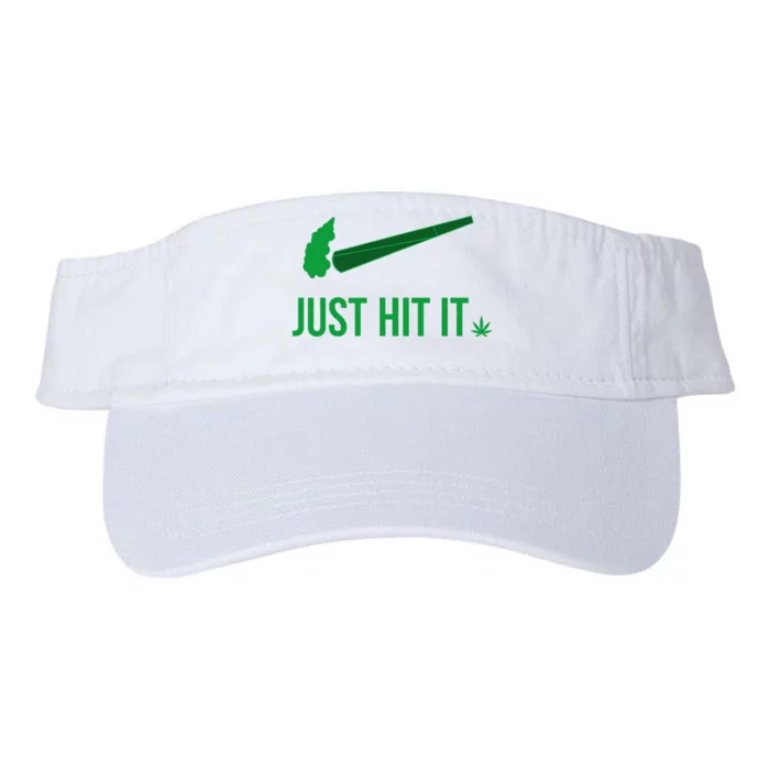 Just Hit It Cannabis Smoker Valucap Bio-Washed Visor