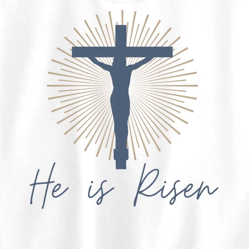 Jesus He Is Risen Easter Kids Sweatshirt