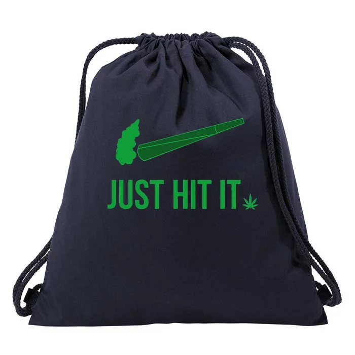 Just Hit It Cannabis Smoker Drawstring Bag