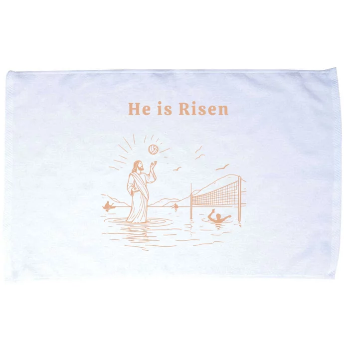 Jesus He Is Risen Microfiber Hand Towel