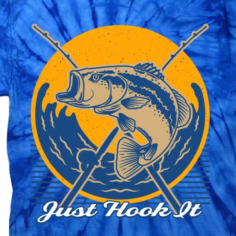 Just Hook It Ocean Fishing Sea Fisher Fish Hunting Gift Tie-Dye T-Shirt