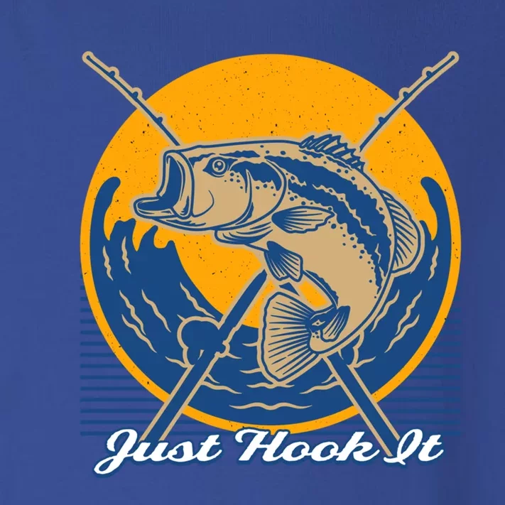 Just Hook It Ocean Fishing Sea Fisher Fish Hunting Gift Toddler Long Sleeve Shirt