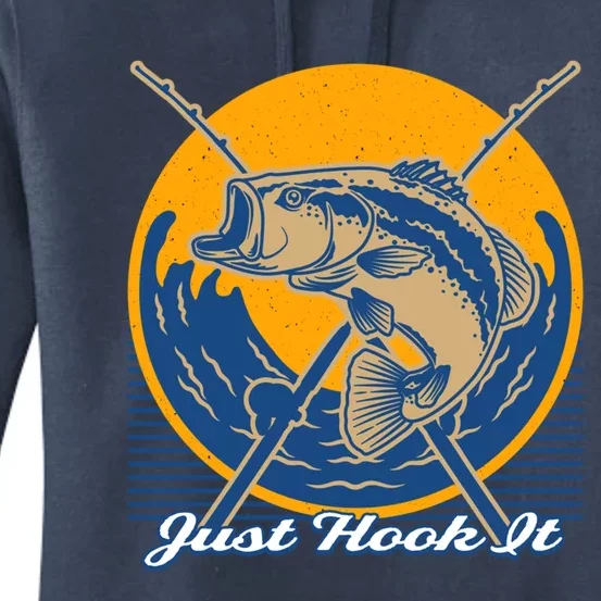 Just Hook It Ocean Fishing Sea Fisher Fish Hunting Gift Women's Pullover Hoodie