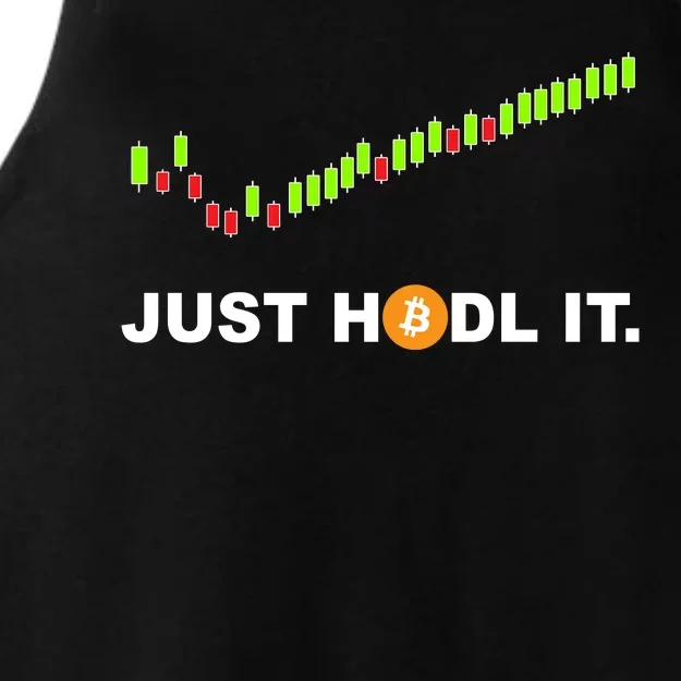 Just Hodl It Funny Crypto Trader Btc Bitcoin Investor Ladies Tri-Blend Wicking Tank