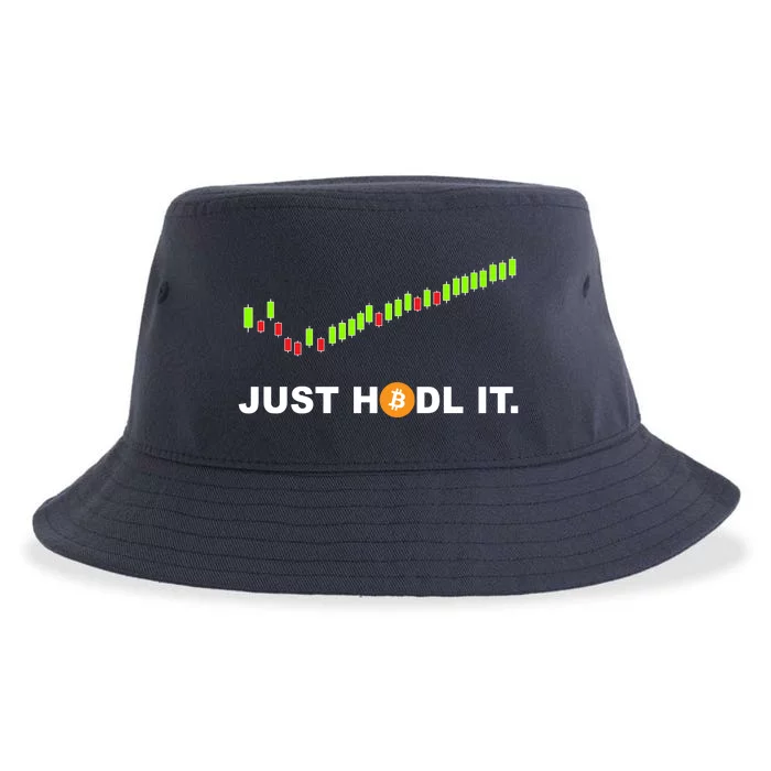 Just Hodl It Funny Crypto Trader Btc Bitcoin Investor Sustainable Bucket Hat