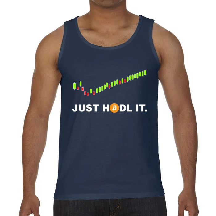 Just Hodl It Funny Crypto Trader Btc Bitcoin Investor Comfort Colors® Tank Top