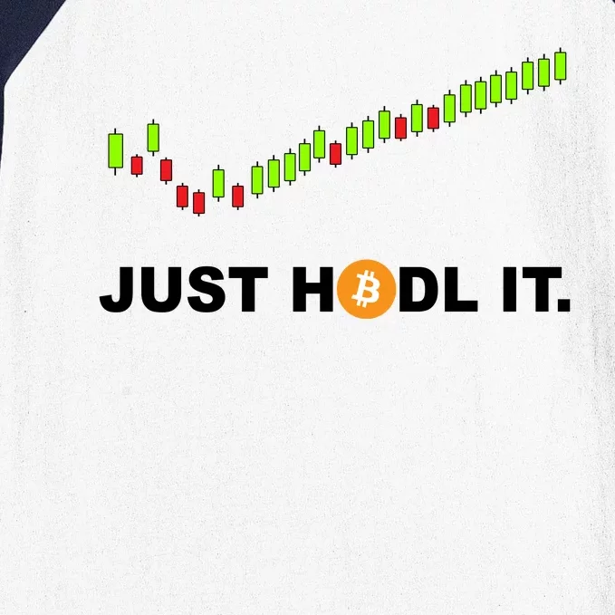 Just Hodl It Funny Crypto Trader Btc Bitcoin Investor Baseball Sleeve Shirt