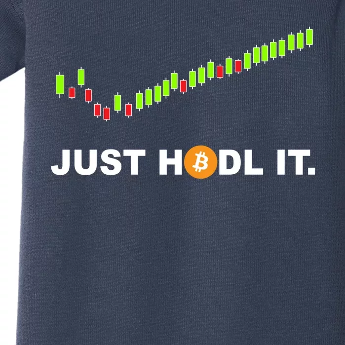 Just Hodl It Funny Crypto Trader Btc Bitcoin Investor Baby Bodysuit