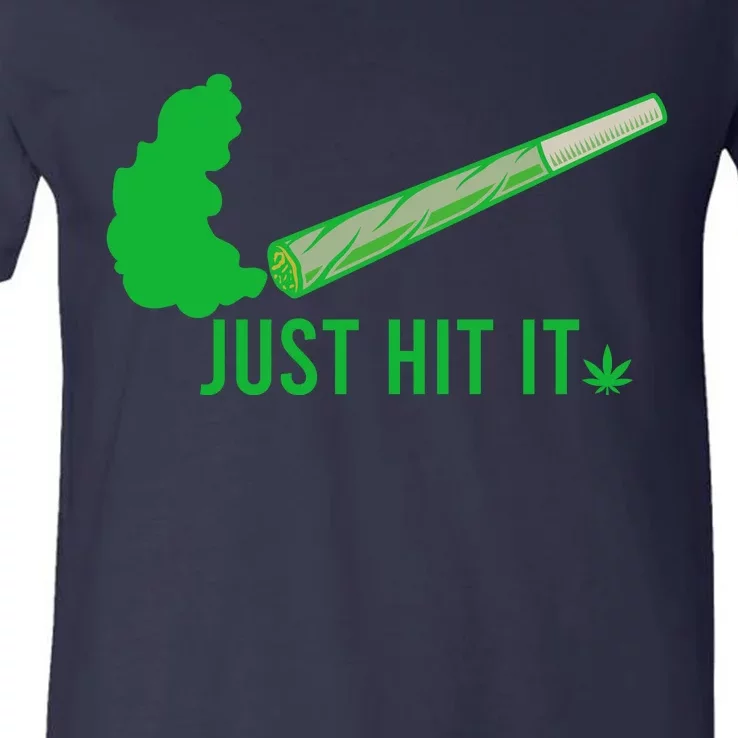 Just Hit It V-Neck T-Shirt