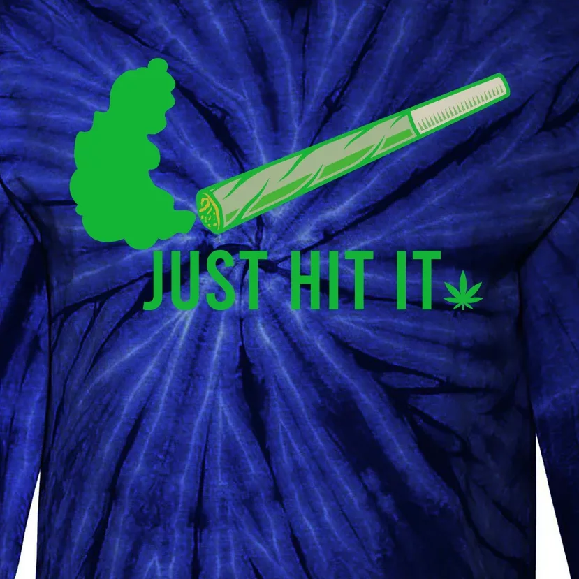 Just Hit It Tie-Dye Long Sleeve Shirt