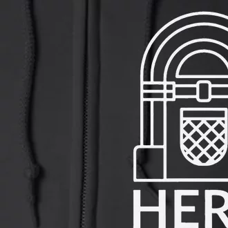 Jukebox Hero Full Zip Hoodie