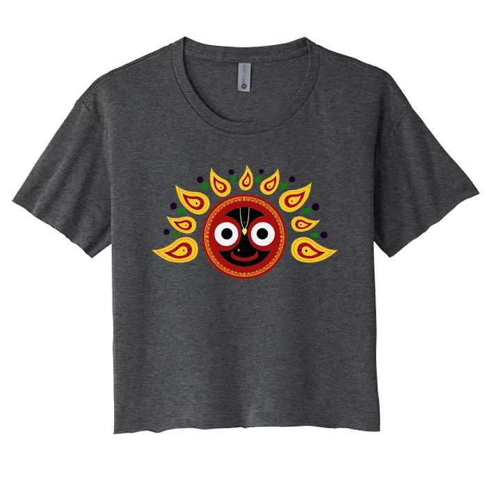 Jagannath Headdress Women's Crop Top Tee