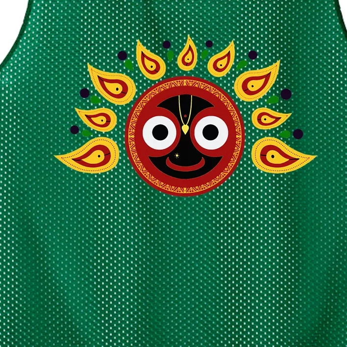 Jagannath Headdress Mesh Reversible Basketball Jersey Tank