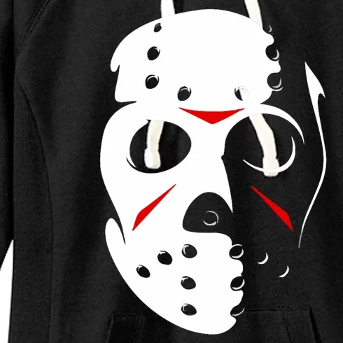 Jason Hockey Mask Halloween Friday 13th Women's Fleece Hoodie