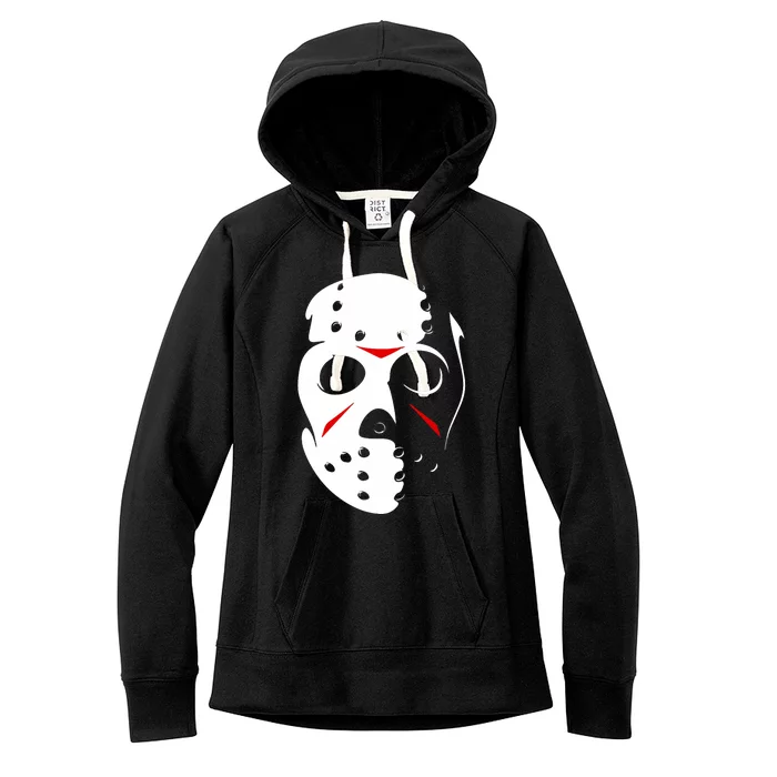 Jason Hockey Mask Halloween Friday 13th Women's Fleece Hoodie