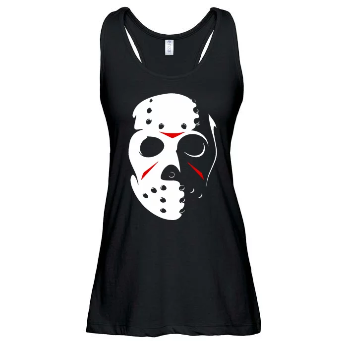 Jason Hockey Mask Halloween Friday 13th Ladies Essential Flowy Tank