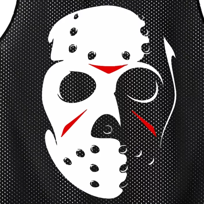 Jason Hockey Mask Halloween Friday 13th Mesh Reversible Basketball Jersey Tank