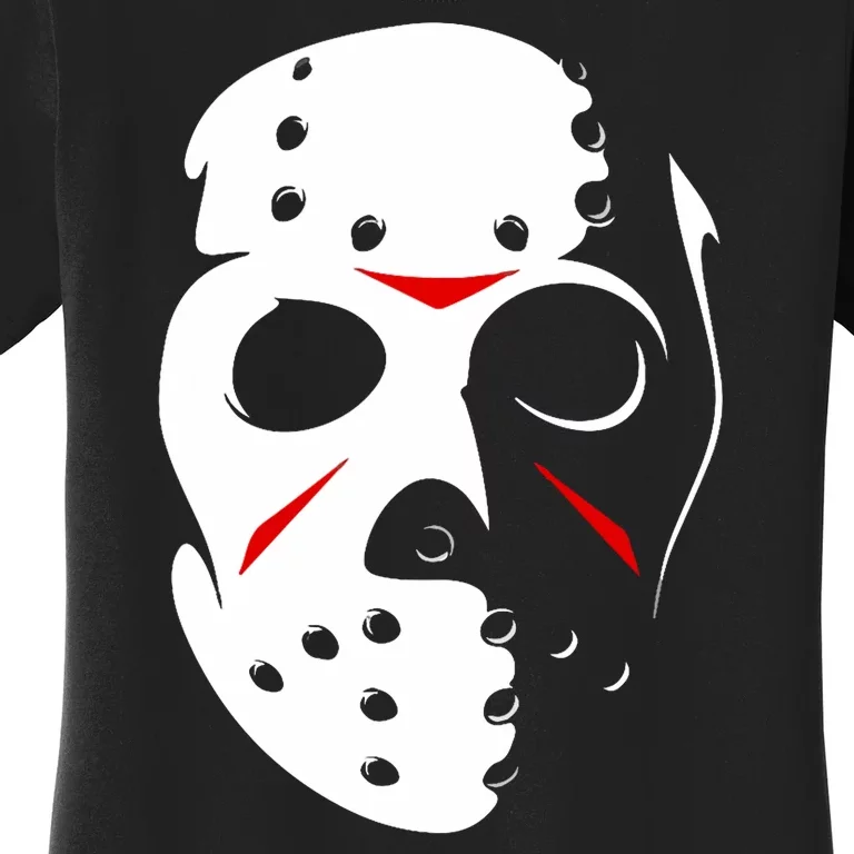 Jason Hockey Mask Halloween Friday 13th Women's T-Shirt