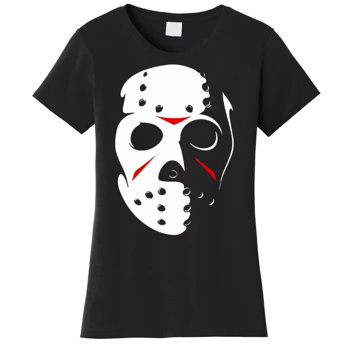 Jason Hockey Mask Halloween Friday 13th Women's T-Shirt