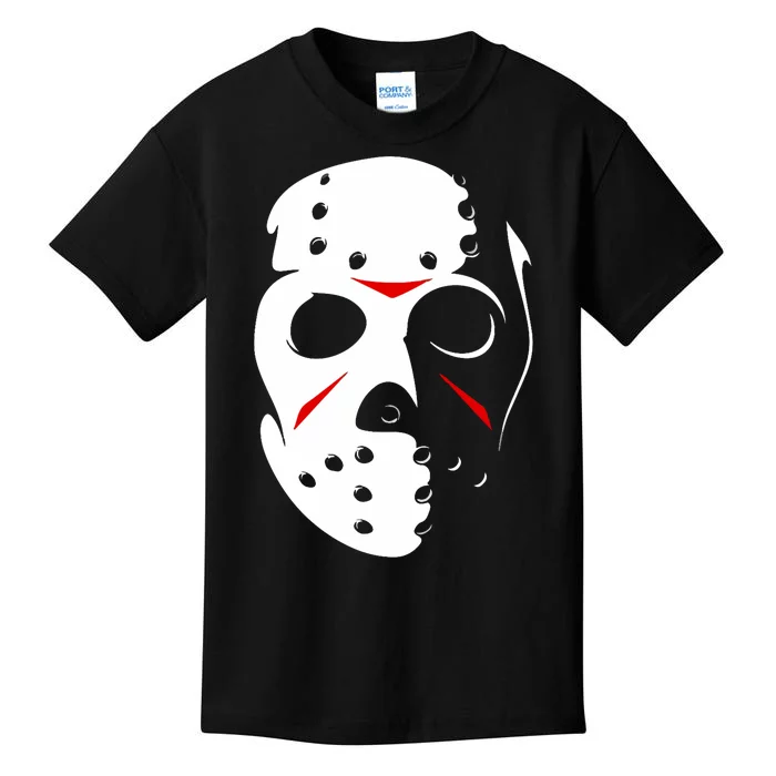 Jason Hockey Mask Halloween Friday 13th Kids T-Shirt