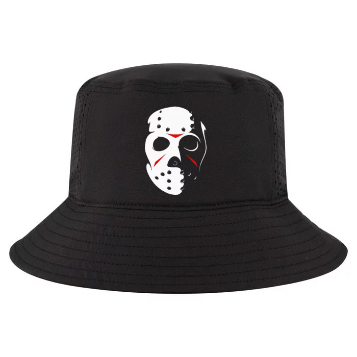 Jason Hockey Mask Halloween Friday 13TH Cool Comfort Performance Bucket Hat