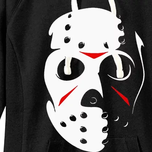 Jason Hockey Mask Halloween Friday 13TH Women's Fleece Hoodie