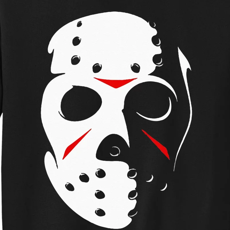 Jason Hockey Mask Halloween Friday 13TH Tall Sweatshirt