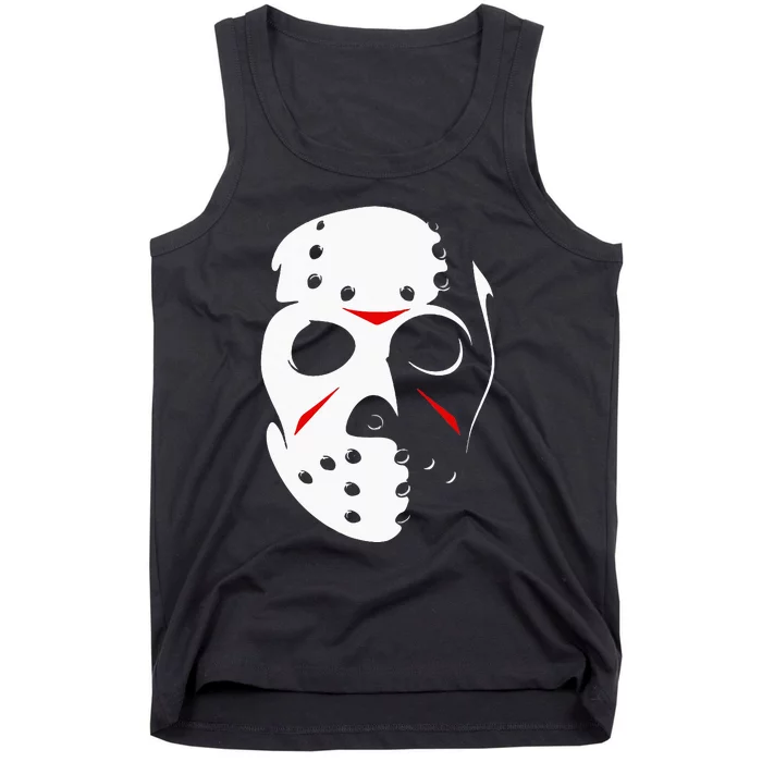 Jason Hockey Mask Halloween Friday 13TH Tank Top