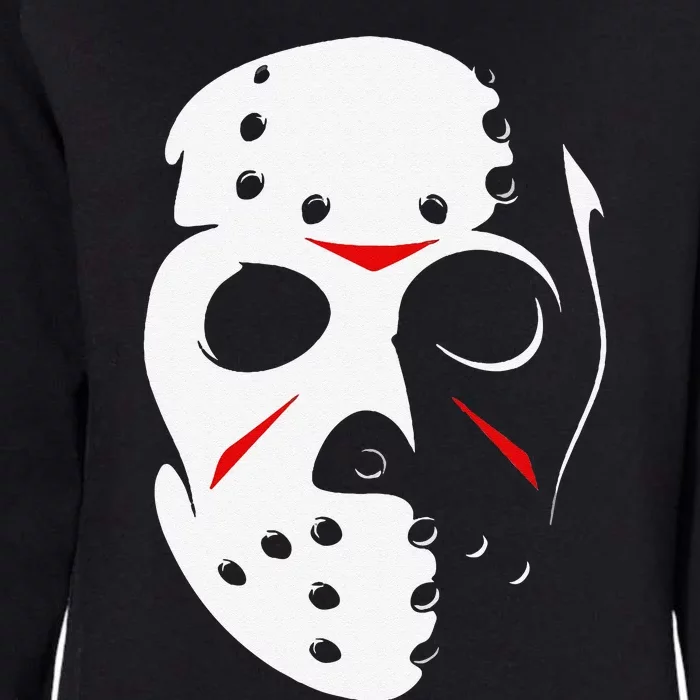 Jason Hockey Mask Halloween Friday 13TH Womens California Wash Sweatshirt