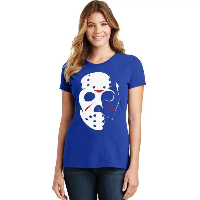 Jason Hockey Mask Halloween Friday 13TH Women's T-Shirt