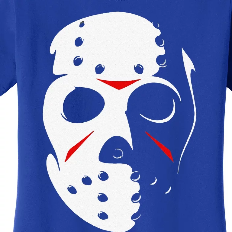 Jason Hockey Mask Halloween Friday 13TH Women's T-Shirt