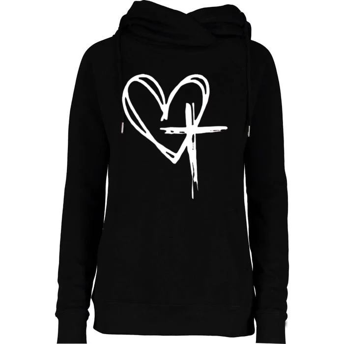 Jesus Has My Back Womens Funnel Neck Pullover Hood