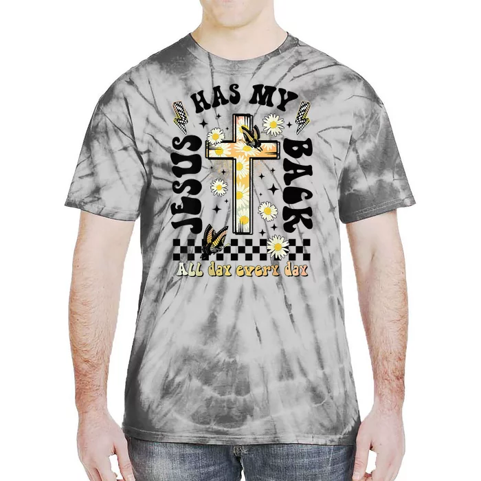 Jesus Has My Back Christian Tie-Dye T-Shirt