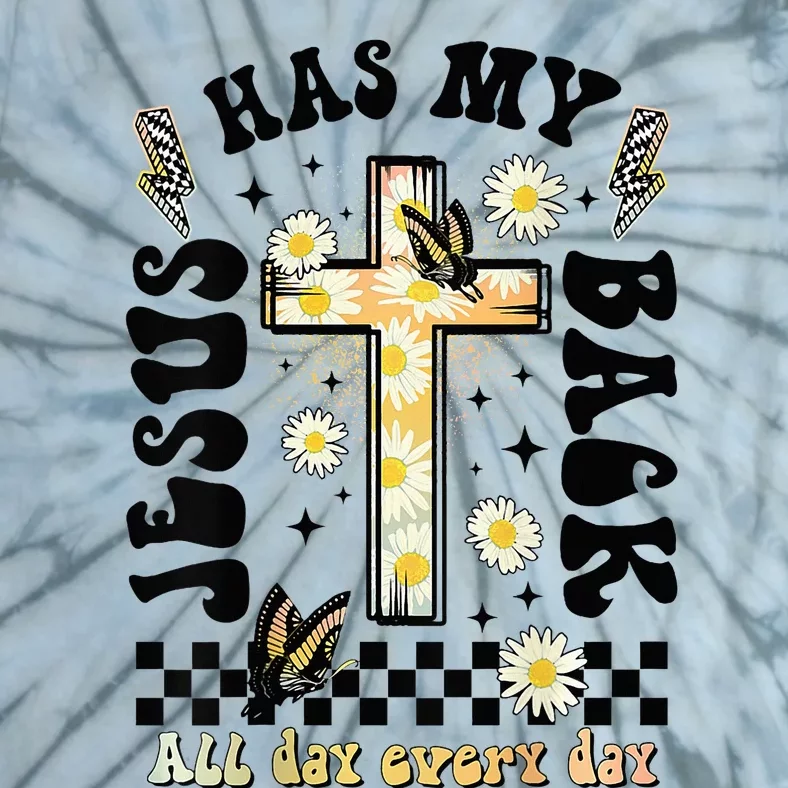 Jesus Has My Back Christian Tie-Dye T-Shirt