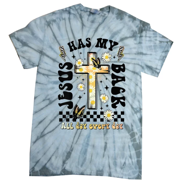 Jesus Has My Back Christian Tie-Dye T-Shirt