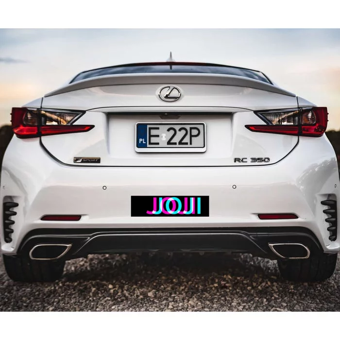 Joji Hi My Name Is First Name Tag Bumper Sticker