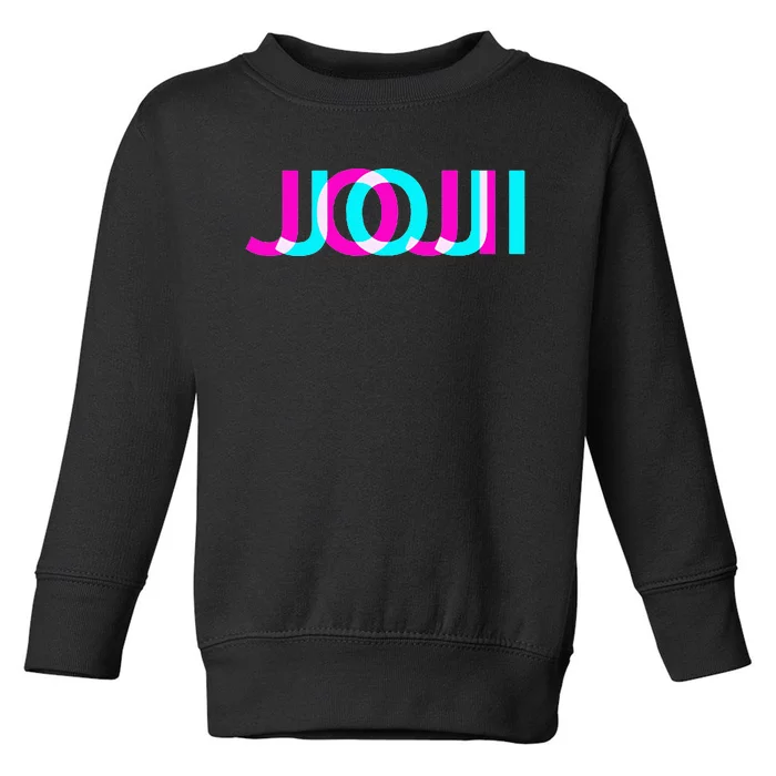 Joji Hi My Name Is First Name Tag Toddler Sweatshirt