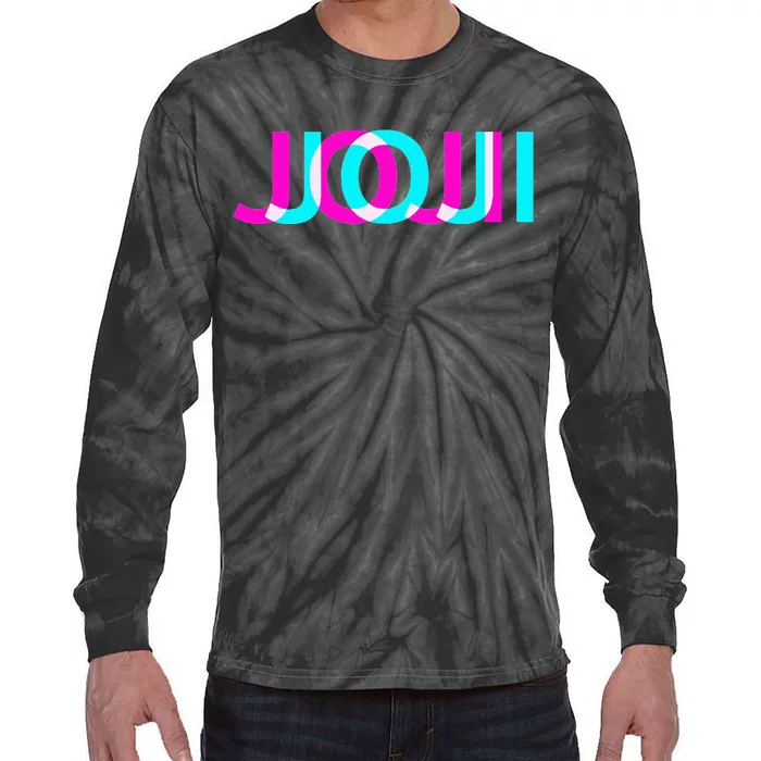 Joji Hi My Name Is First Name Tag Tie-Dye Long Sleeve Shirt