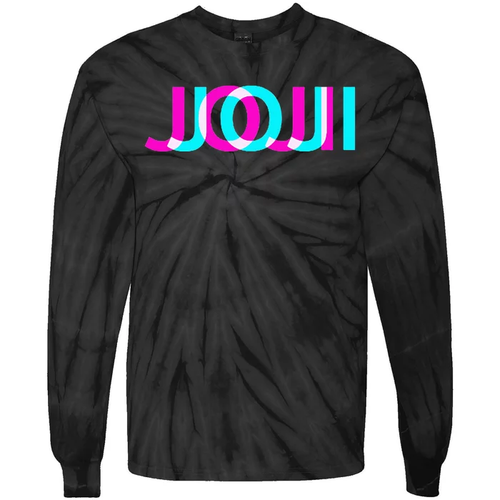 Joji Hi My Name Is First Name Tag Tie-Dye Long Sleeve Shirt