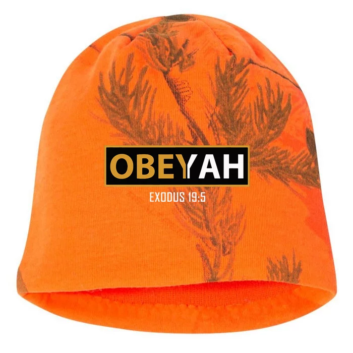 Jewish Hebrew Obeyah Obey Yah Clothing Kati - Camo Knit Beanie